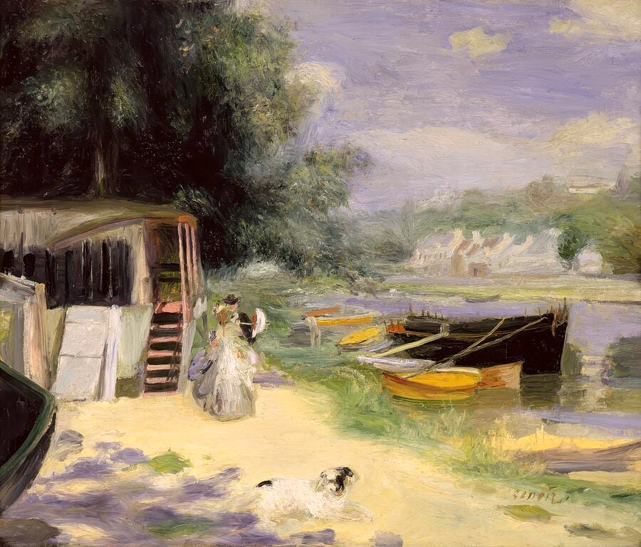 La Grenouillère by Pierre-Auguste Renoir
