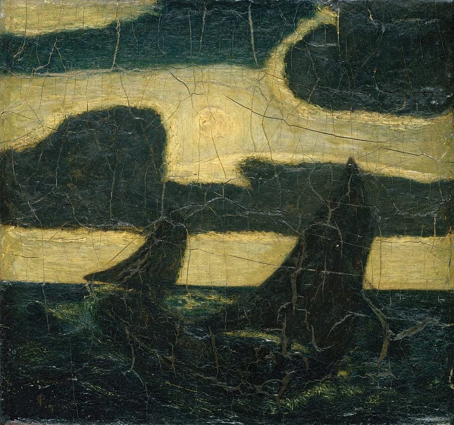 Moonlight Marine — Albert Pinkham Ryder, 1870–90 (Metropolitan Museum of Art)