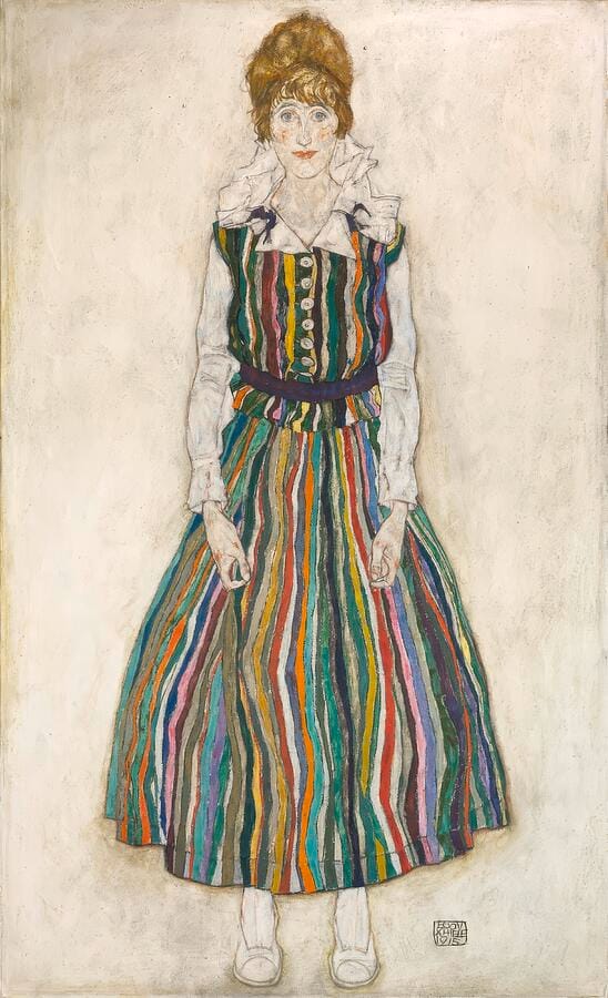 Portrait of Edith Schiele by Egon Schiele