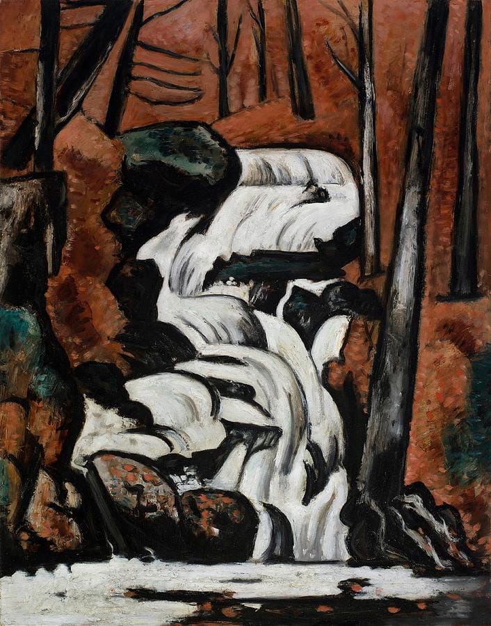 Smelt Brook Falls by Marsden Hartley