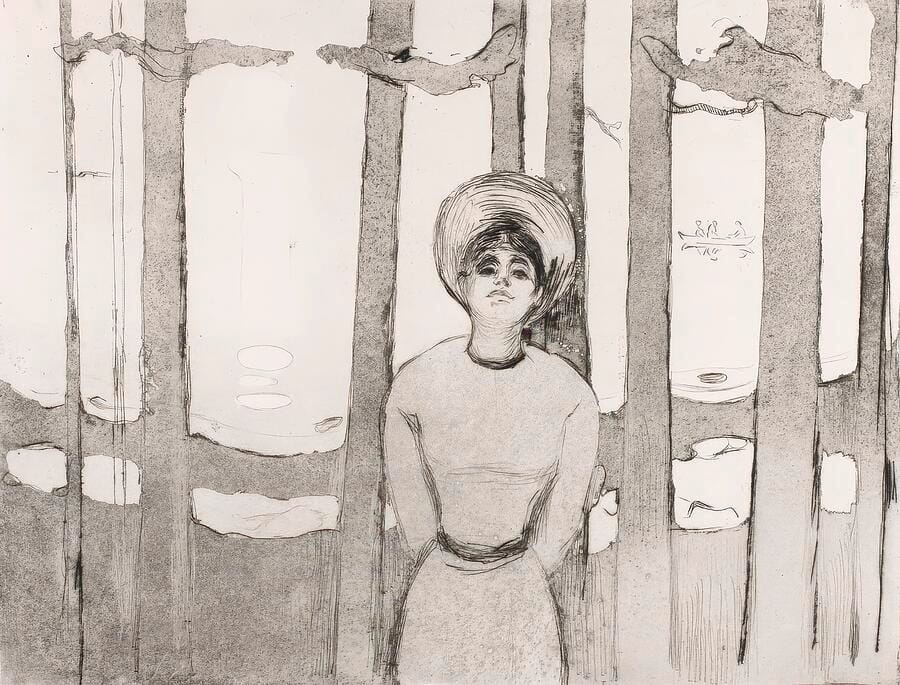 Summer Night. The Voice by Edvard Munch
