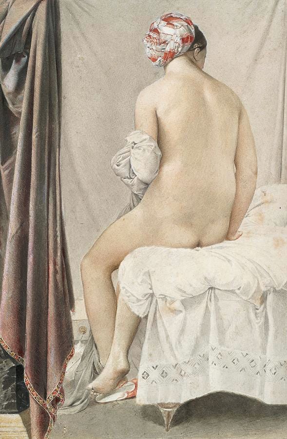 The Valpinçon Bather by Jean-Auguste-Dominique Ingres