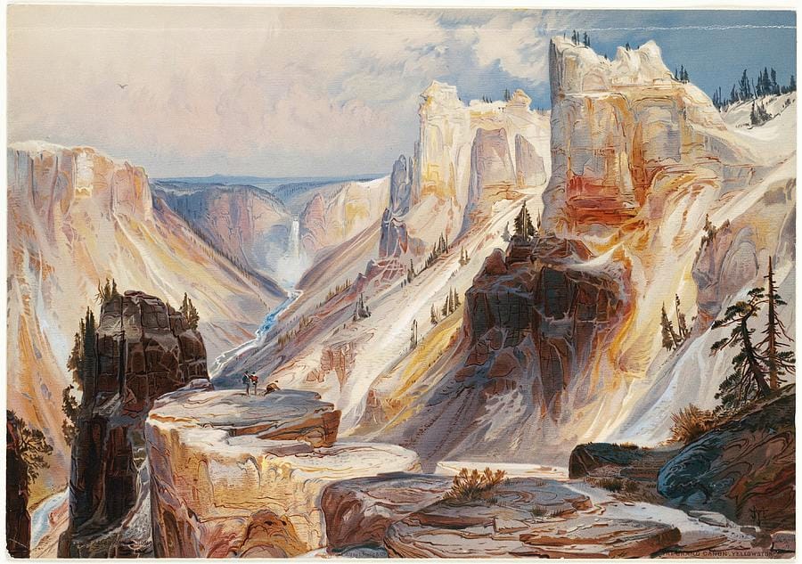 The Grand Canyon of the Yellowstone — Thomas Moran.