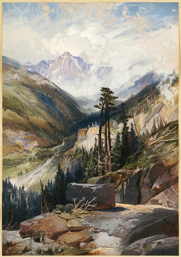 The Mountain of the Holy Cross by Thomas Moran