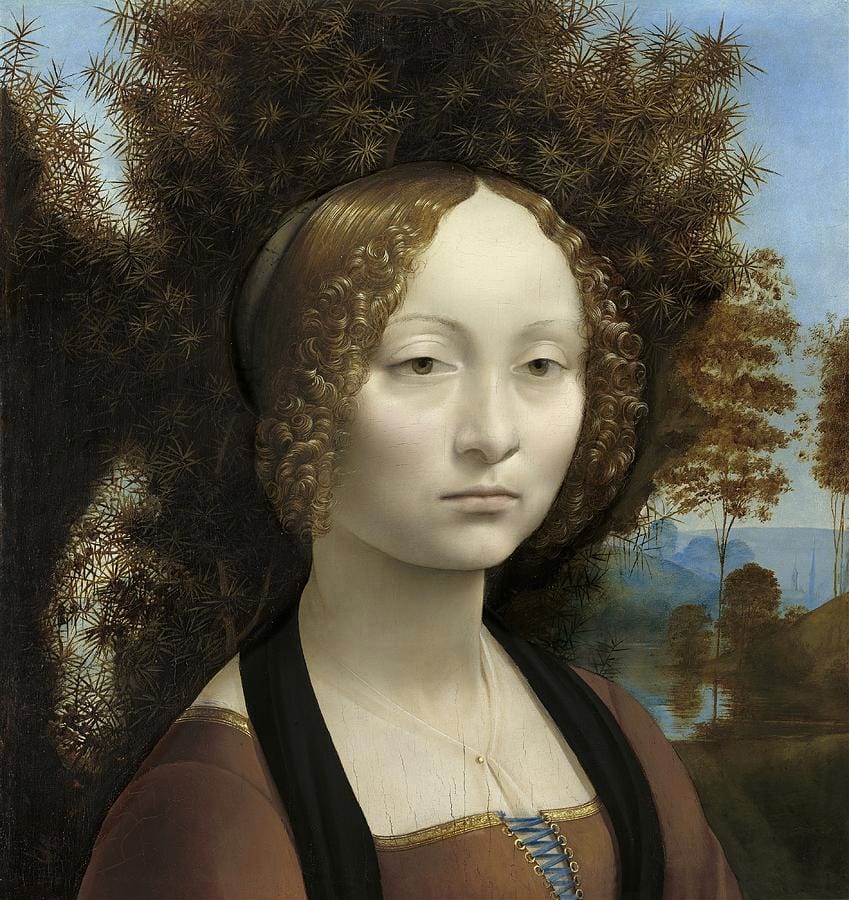 Ginevra de' Benci by Leonardo da Vinci