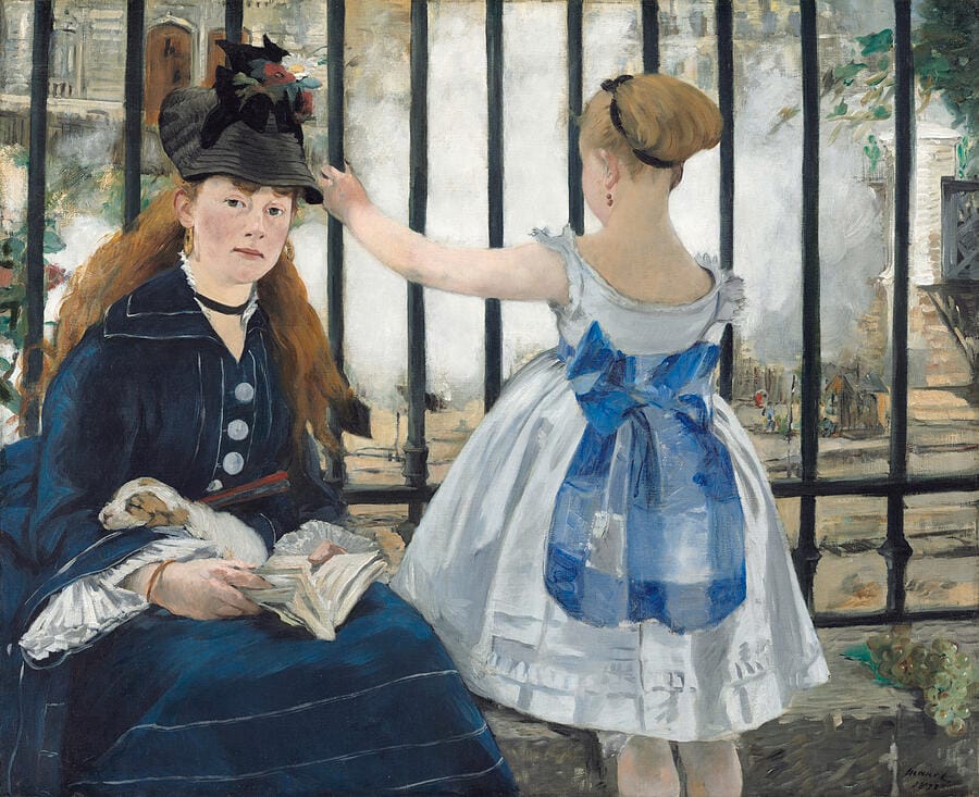 The Railway by Édouard Manet