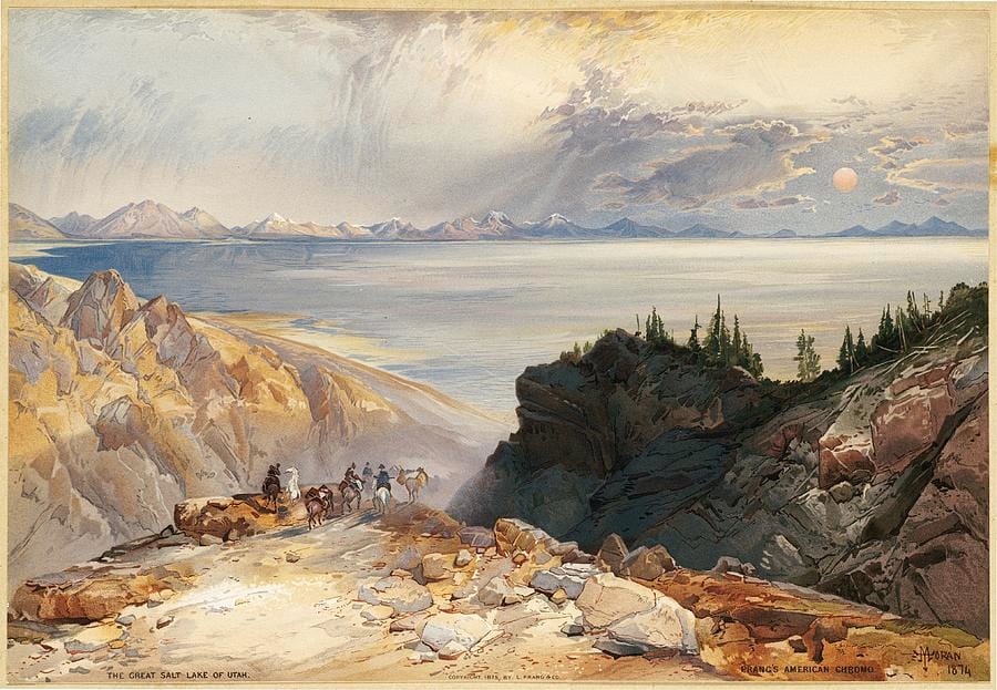 The Great Salt Lake of Utah by Thomas Moran