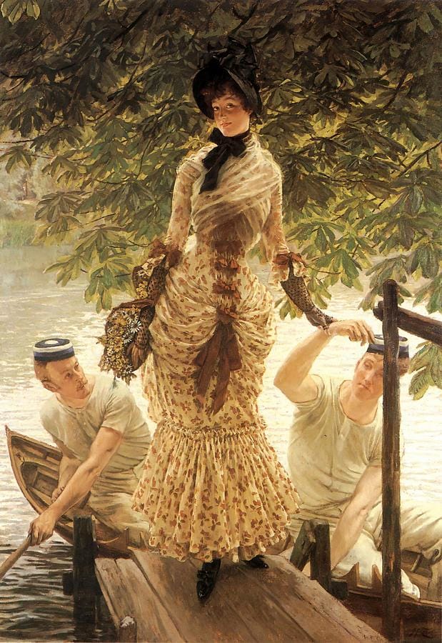 On the Thames by James Tissot