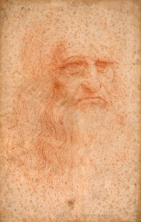 Self-Portrait by Leonardo da Vinci