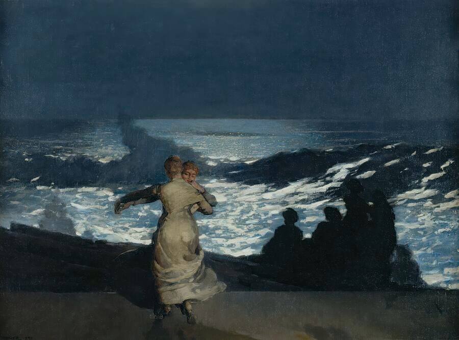 Summer Night by Winslow Homer