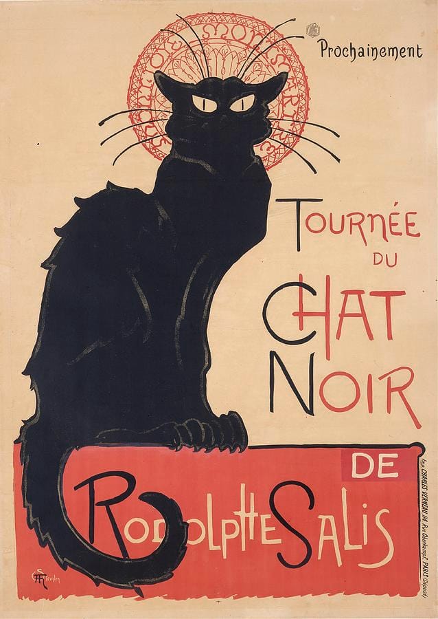 Tournée du Chat Noir de Rodolphe Salis — Théophile Alexandre Steinlen, 1896
