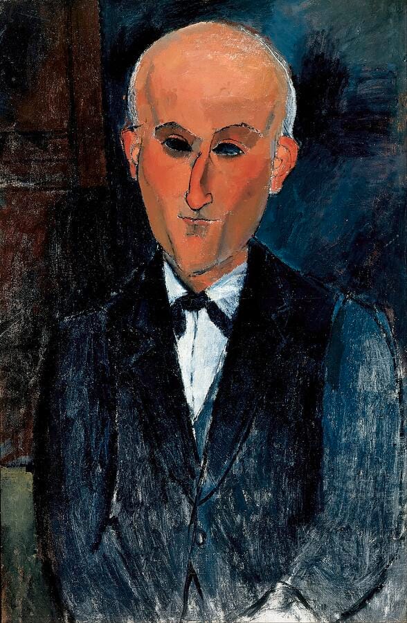 Max Jacob by Amedeo Modigliani