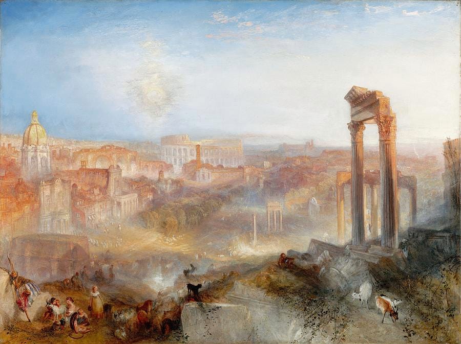 Modern Rome – Campo Vaccino by J.M.W. Turner