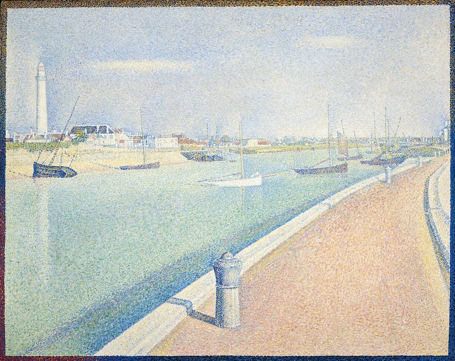 The Channel of Gravelines, Petit Fort Philippe by Georges Seurat