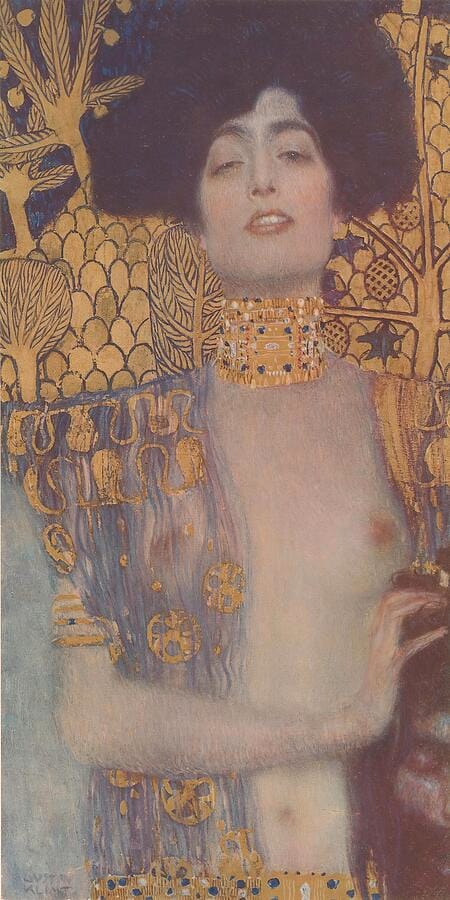 Judith I (1901) — the first of the great gold-leaf pictures, six years before The Kiss