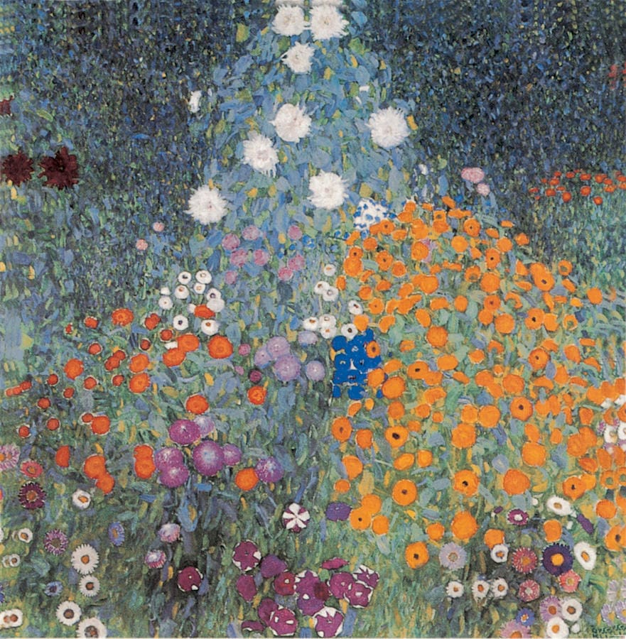 Flower Garden by Gustav Klimt