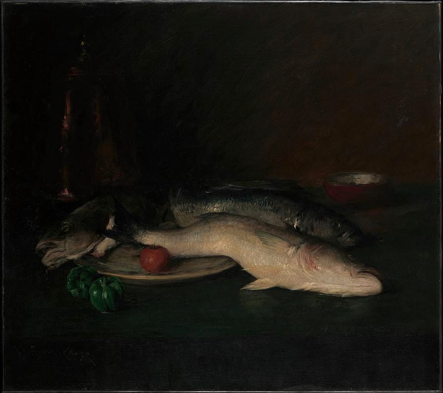 Still Life: Fish by William Merritt Chase
