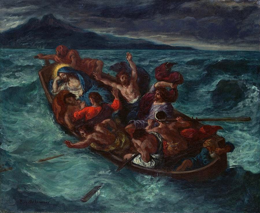 Christ Asleep During the Tempest by Eugène Delacroix