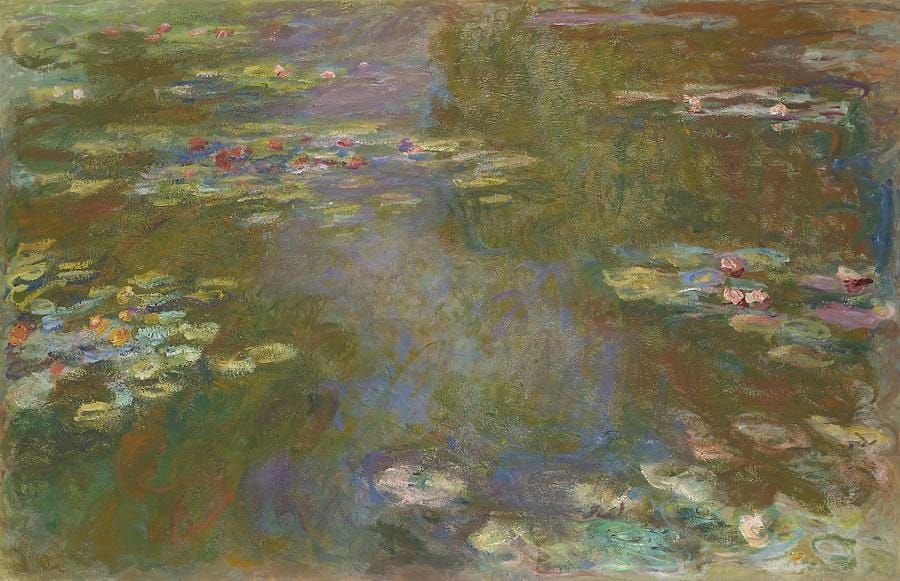 The Water Lily Pond by Claude Monet