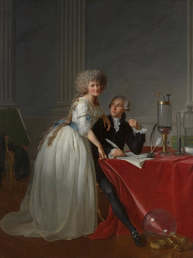 Antoine-Laurent Lavoisier and His Wife by Jacques-Louis David
