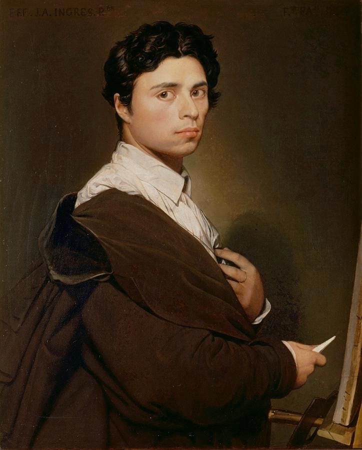 Self-Portrait at Twenty-Four by Jean-Auguste-Dominique Ingres