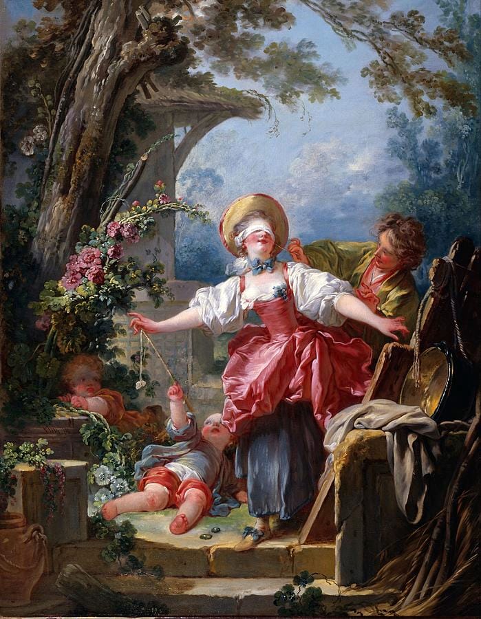 Blind Man’s Buff by Jean-Honoré Fragonard