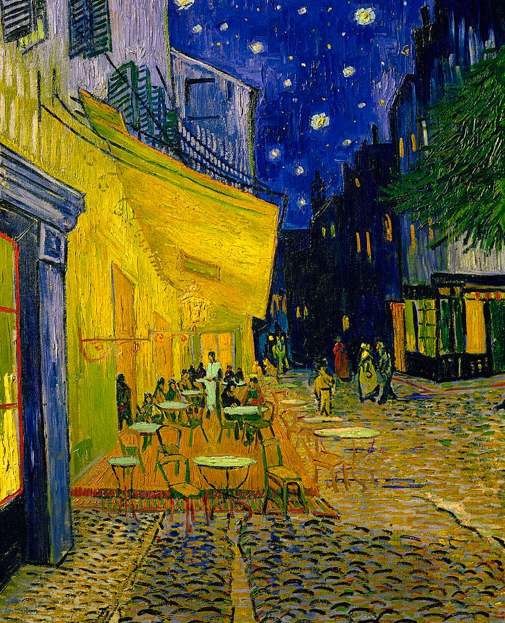 Café Terrace at Night by Vincent van Gogh