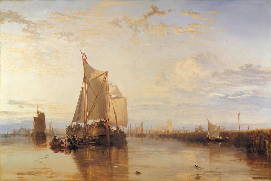 Dort, or Dordrecht: The Dort Packet-Boat from Rotterdam Becalmed by J.M.W. Turner