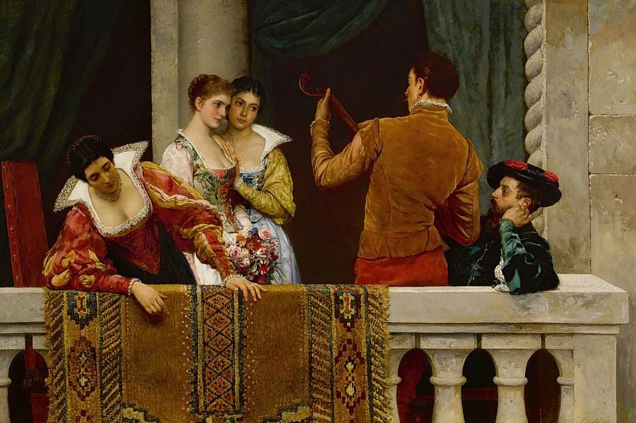 Festival Day, Venice by Eugene de Blaas