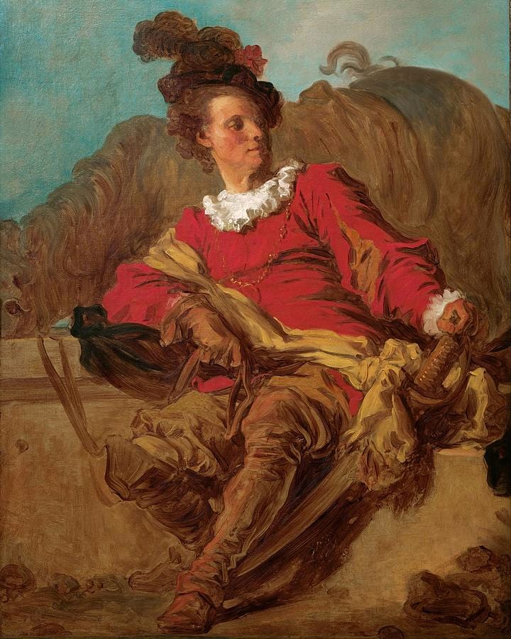Jean-Claude Richard, Abbé de Saint-Non by Jean-Honoré Fragonard