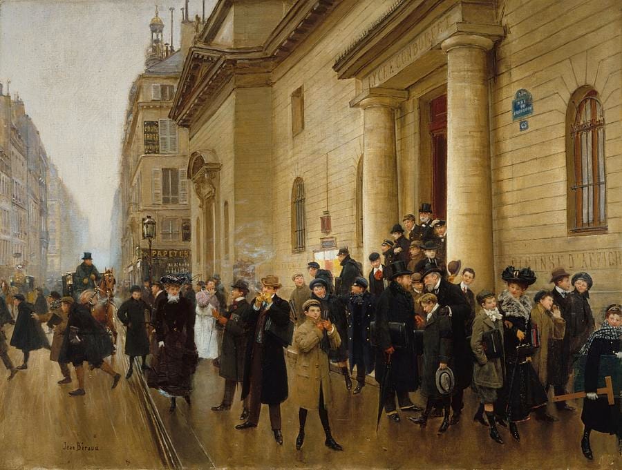 La Sortie du Lycée Condorcet by Jean Béraud