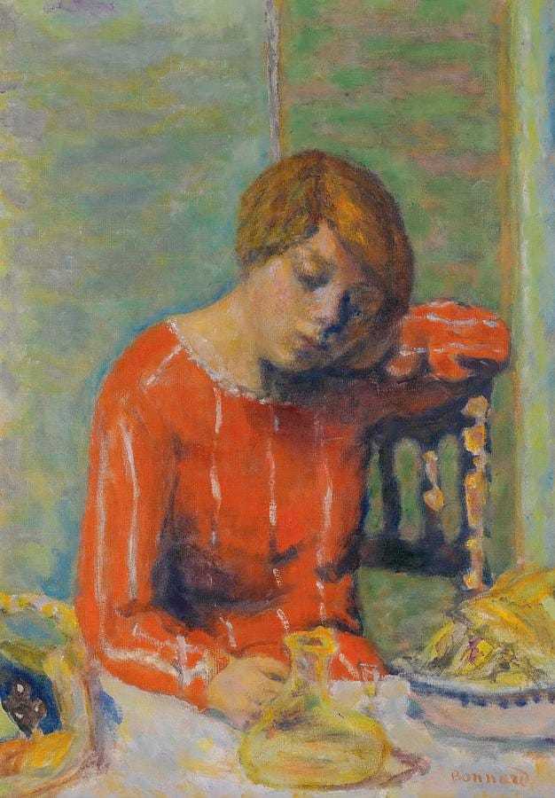 Le Corsage Rayé by Pierre Bonnard