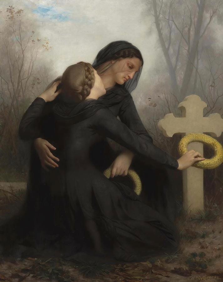 Le Jour des Morts by William-Adolphe Bouguereau