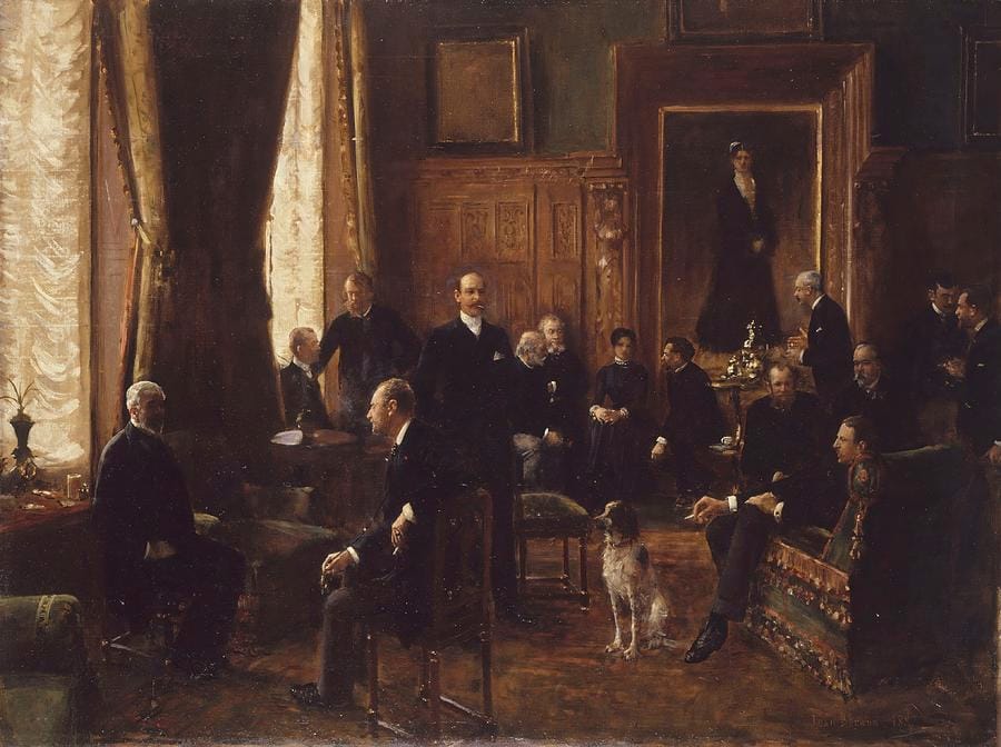 Le Salon de la Comtesse Potocka by Jean Béraud