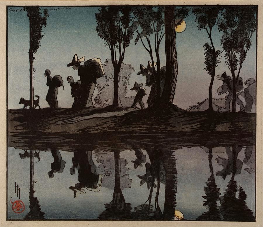Moonlight on the Viga Canal by Helen Hyde