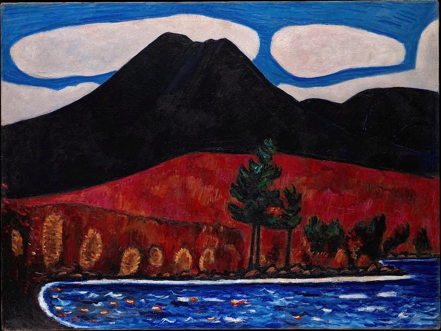Mt. Katahdin by Marsden Hartley