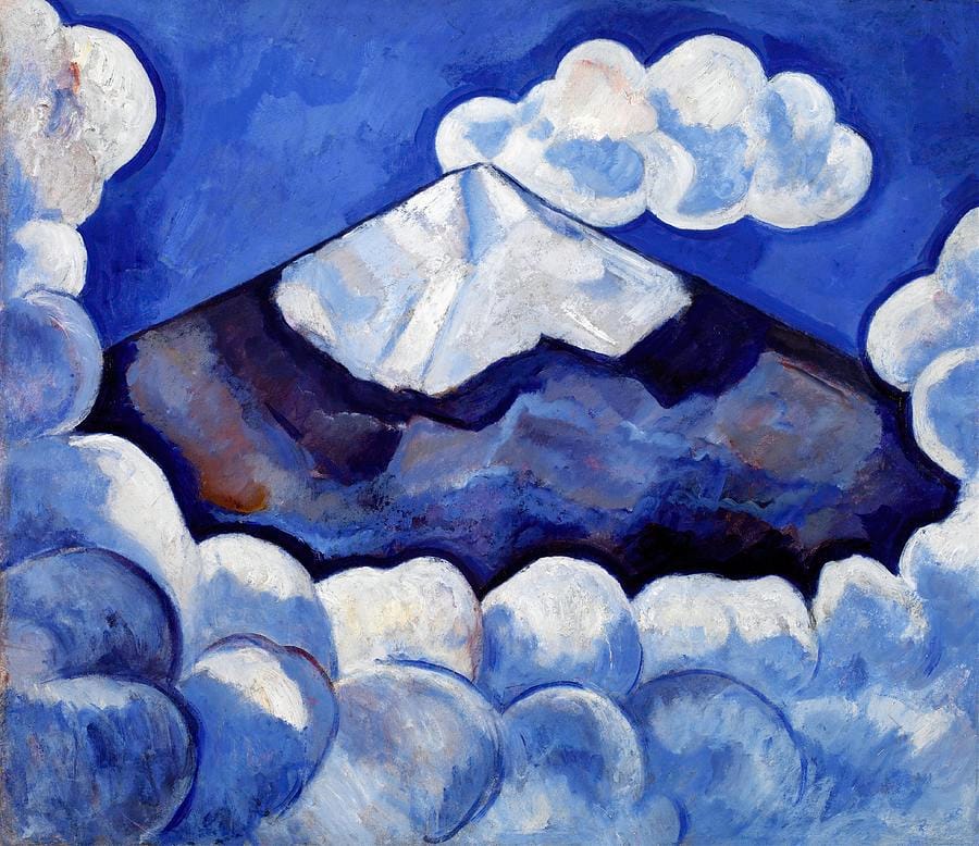 Popocatépetl, Spirited Morning — Mexico by Marsden Hartley
