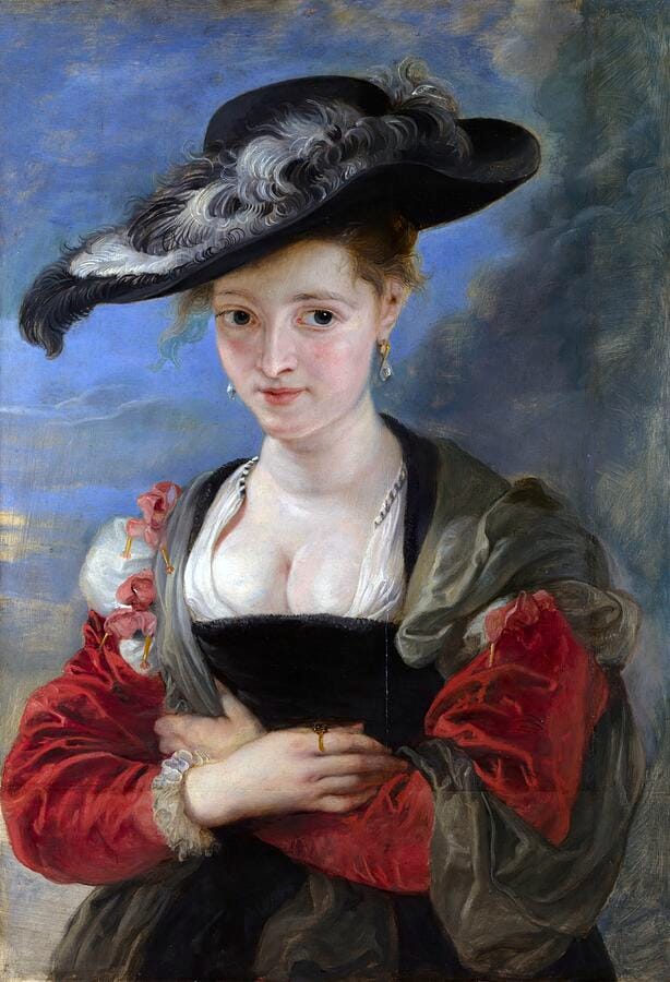 Le Chapeau de Paille by Peter Paul Rubens