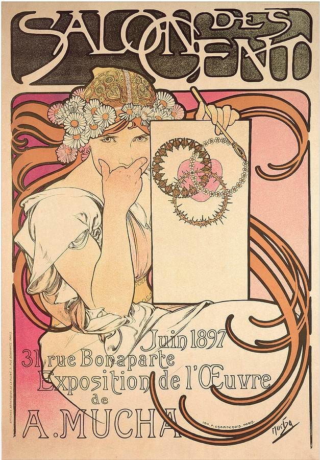 Salon des Cent by Alphonse Mucha