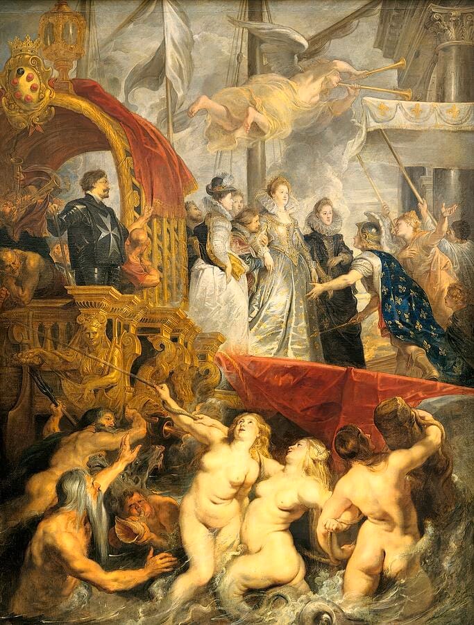 The Arrival of Marie de’ Medici at Marseilles by Peter Paul Rubens
