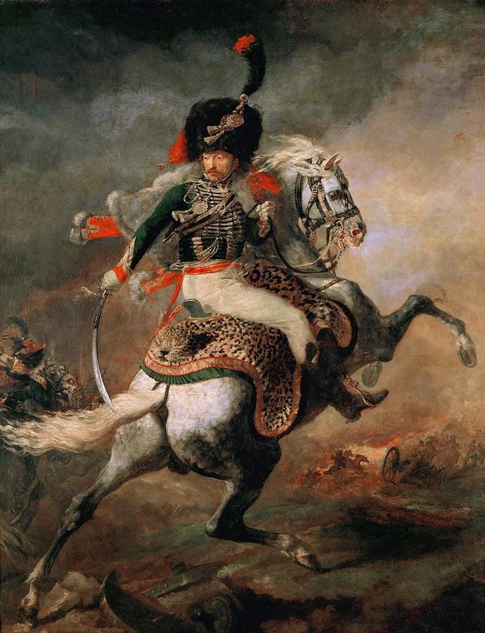 The Charging Chasseur — Théodore Géricault, 1812 (Musée du Louvre)