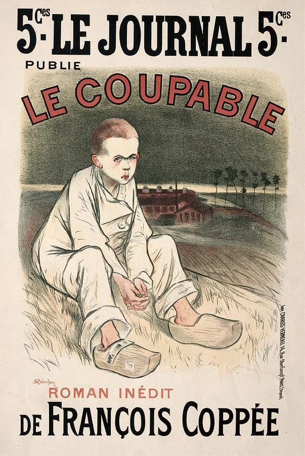 Le Journal: “Le Coupable” by François Coppée by Théophile Alexandre Steinlen