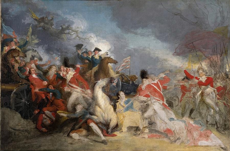 The Death of General Mercer at the Battle of Princeton by John Trumbull