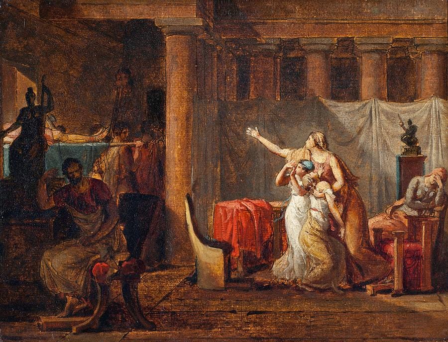 The Lictors Returning to Brutus the Bodies of His Sons by Jacques-Louis David