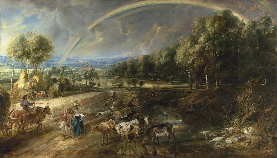The Rainbow Landscape by Peter Paul Rubens