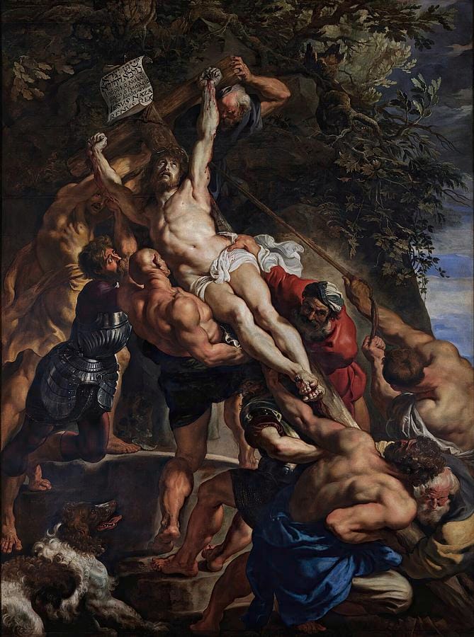 The Raising of the Cross by Peter Paul Rubens