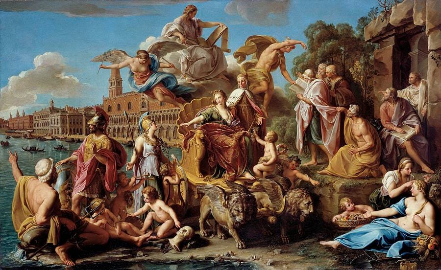 The Triumph of Venice by Pompeo Batoni