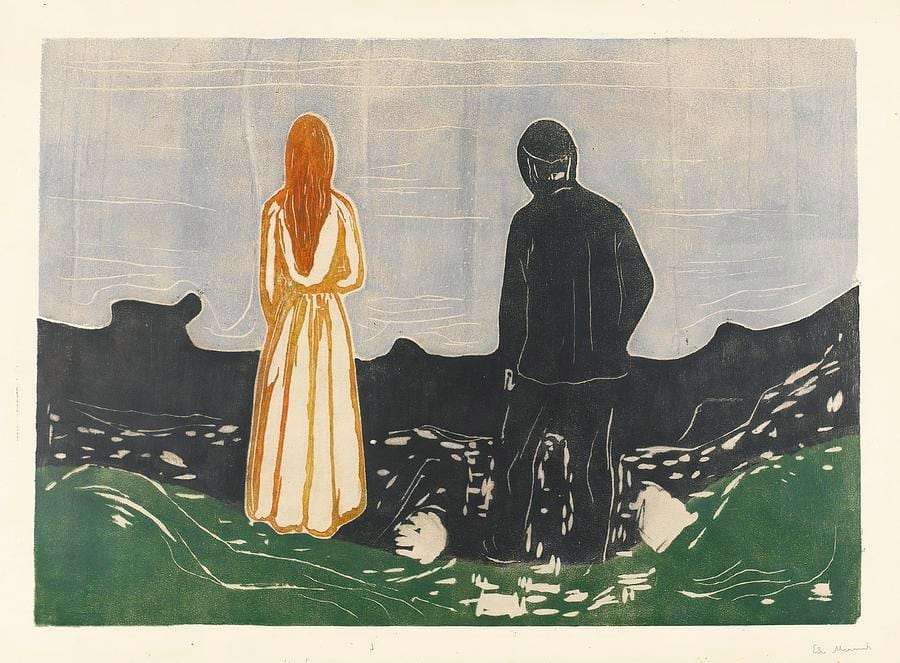 Two Human Beings by Edvard Munch
