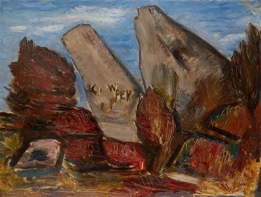 Whale’s Jaw, Dogtown Common, Cape Ann, Massachusetts by Marsden Hartley