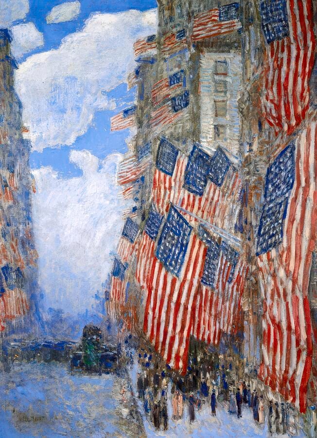 The Fourth Of July by Childe Hassam